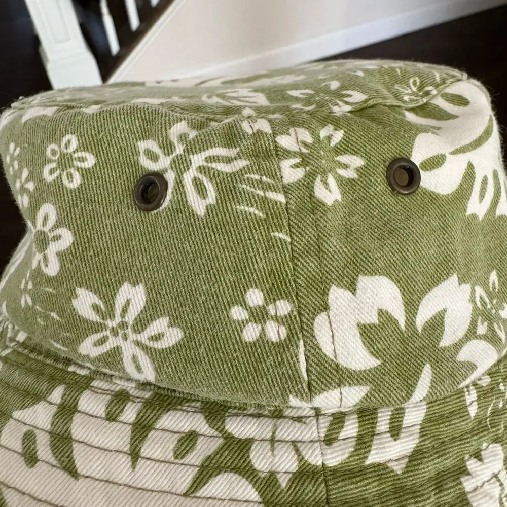 Green youth bucket hat